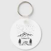 Pet Portrait Sleutelhanger, Gepersonaliseerde hond Sleutelhanger (Voorkant)