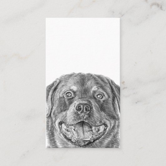 Pet Portret Art QR-code Visitekaartje (Voorkant)