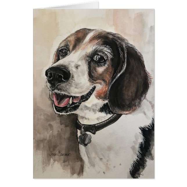 Pet Portret - Beagle (Voorkant)