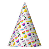 Pet Pride Hearts Party Feesthoedjes (Links)
