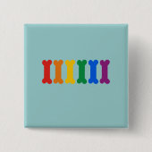 Pet Pride Vierkante Button 5,1 Cm (Voorkant)