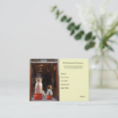 Pet-producten en -services visitekaartje (Staand voorkant)