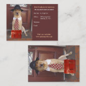 Pet-producten en -services visitekaartje (Voorkant / Achterkant)