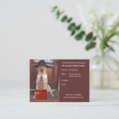 Pet-producten en -services visitekaartje (Staand voorkant)