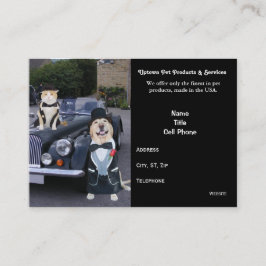 Pet-producten en -services visitekaartje