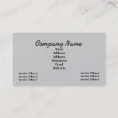 Pet Products & Services Visitekaartje (Achterkant)