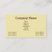 Pet Products & Services Visitekaartje (Achterkant)