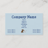 Pet Products & Services Visitekaartje (Achterkant)