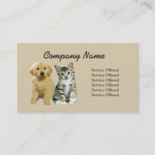 Pet Products & Services Visitekaartje