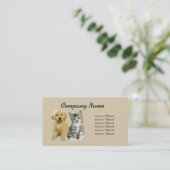 Pet Products & Services Visitekaartje (Staand voorkant)