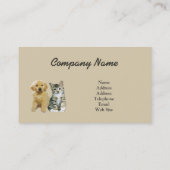 Pet Products & Services Visitekaartje (Achterkant)