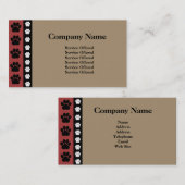 Pet Products & Services Visitekaartje (Voorkant / Achterkant)