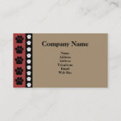 Pet Products & Services Visitekaartje (Achterkant)