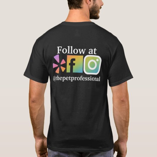 Pet Professional Officier T-Shirt (Achterkant)