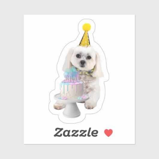 Pet Pup Vinyl Sticker (Vel)