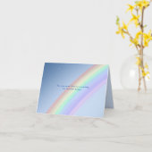 Pet Rainbow Bridge - Aangepaste sympathiekaart Kaart (Gele Bloem)