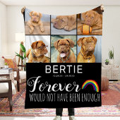 Pet Rainbow Bridge Foto Collage Keepomwille Fleece Deken
