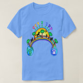 Pet Rainbow Bridge-reis T-shirt (Design voorkant)
