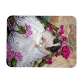 Pet Rat Bride Trudy Flexible Magnet Magneet (Horizontaal)