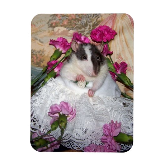 Pet Rat Bride Trudy Flexible Magnet Magneet (Verticaal)