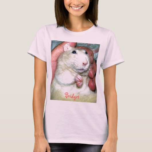 Pet Rat Bridget Lange hoes T-shirt (Voorkant)