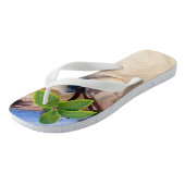 Pet Rat de heer Bean bij het strand Teenslipper Teenslippers (Schuin)