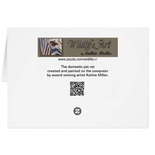 Pet Rat Painting (Achterkant Horizontaal)