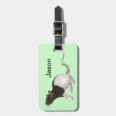 Pet Rat Painting Bagagelabel (Voorkant verticaal)
