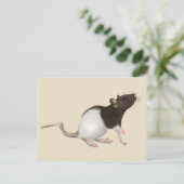 Pet Rat Painting Briefkaart (Staand voorkant)