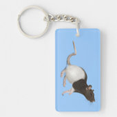 Pet Rat Painting Sleutelhanger (Voorkant)