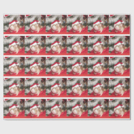 Pet rat Santa Birch Holiday Wrapping Paper Cadeaupapier