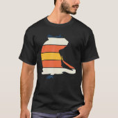 Pet Rat Silhouette  Fancy ratten T-shirt (Voorkant)