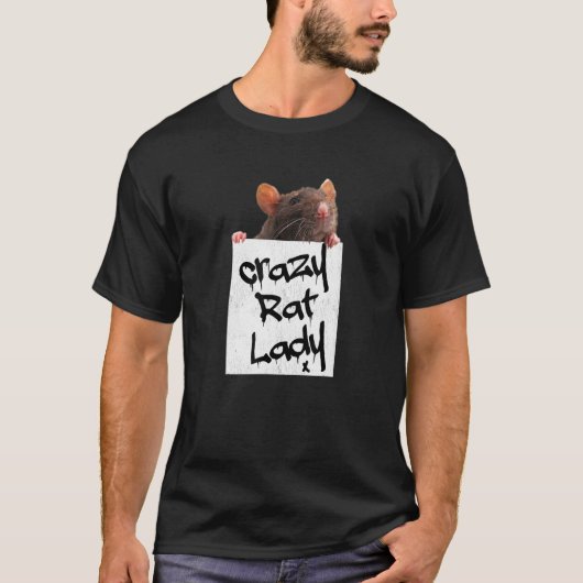 Pet Rat Slogan 15 T-shirt (Voorkant)