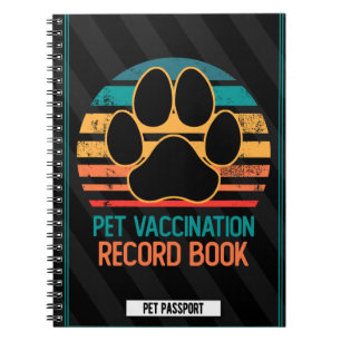 Pet Records en Care hond Vaccination Health Track Notitieboek