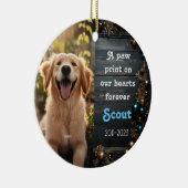 Pet Rememberance Keramisch Ornament (Rechts)