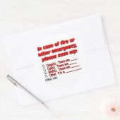 Pet Rescue Ronde Sticker (Envelop)