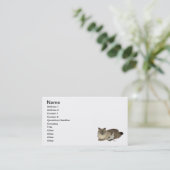 Pet Rescue Visitekaartje (Staand voorkant)