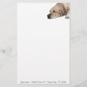 Pet Rhodesian Ridgeback Dog Afbeelding Briefpapier (Voorkant)