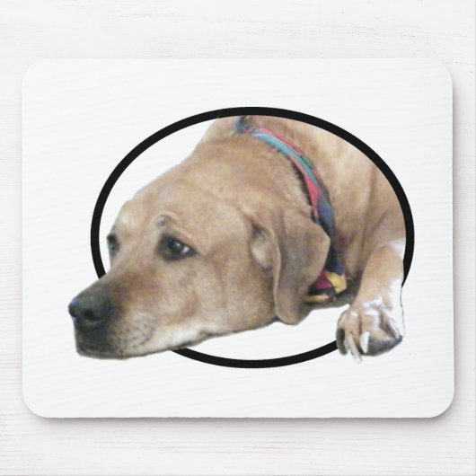 Pet Rhodesian Ridgeback Dog Afbeelding Muismat (Voorkant)