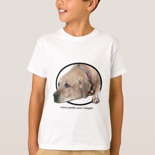 Pet Rhodesian Ridgeback Dog Afbeelding T-shirt (Voorkant)
