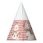 Pet Rode Partij Feesthoedjes (Achterkant)