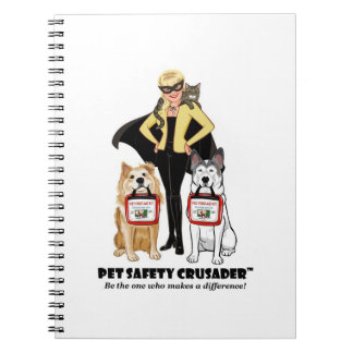 Pet Safety Crusader Spiral Notebook Notitieboek