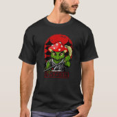 Pet Samurai Frog  Japanse arrior T-shirt (Voorkant)