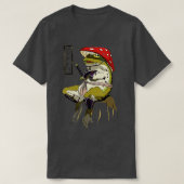 Pet Samurai Frog  Japanse arrior T-shirt (Design voorkant)