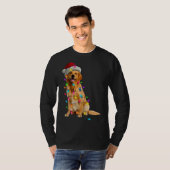 Pet Santa Dog L T-shirt (Voorkant volledig)