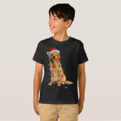 Pet Santa Dog L T-shirt (Voorkant volledig)