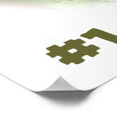 Pet schattige baby orang-oetan poster (Hoek)