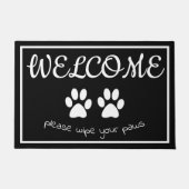 Pet-schilderafdrukken voor Cute & Funny Pet Deurmat (Voorkant)