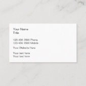 Pet Service Visitekaartjes Sjabloon (Achterkant)