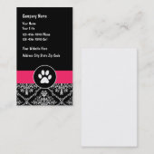 Pet Service-Visitekaartjes Visitekaartje (Voorkant / Achterkant)
